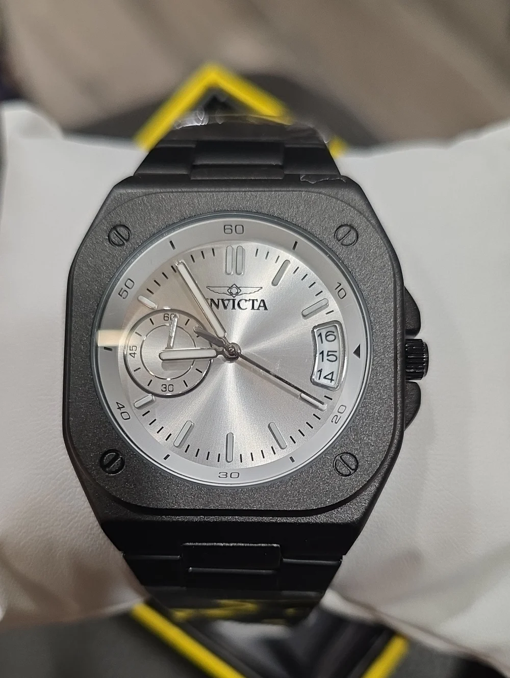 715. Invicta Cuadro Men's Watch - 42.3mm, Black (70660)